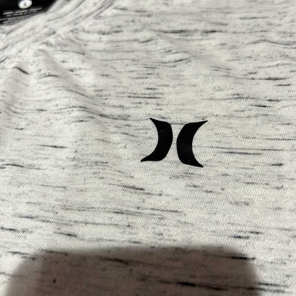 Hurley T Shirt with Small Logo Gray Soft - Picture 3 of 6
